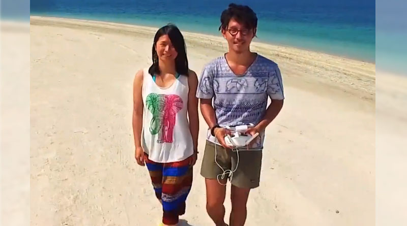 Selfies? Pass. These Japanese Honeymooners Have Something Better: Dronies