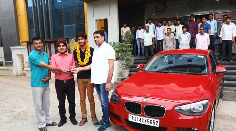 A Coaching Institute In Rajasthan Gave A Student A BMW For Doing Well In The IIT-JEE