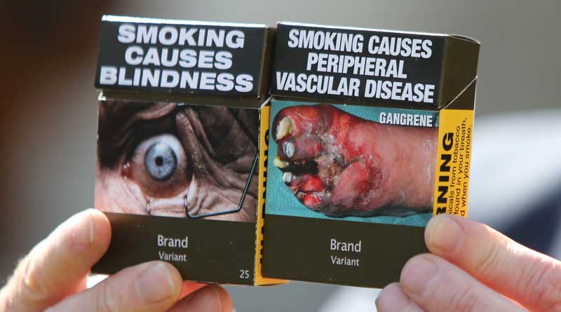 Cigarette-pack warnings work better with photos