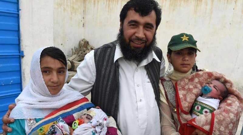 Pakistani father of 35 aims for 100 children