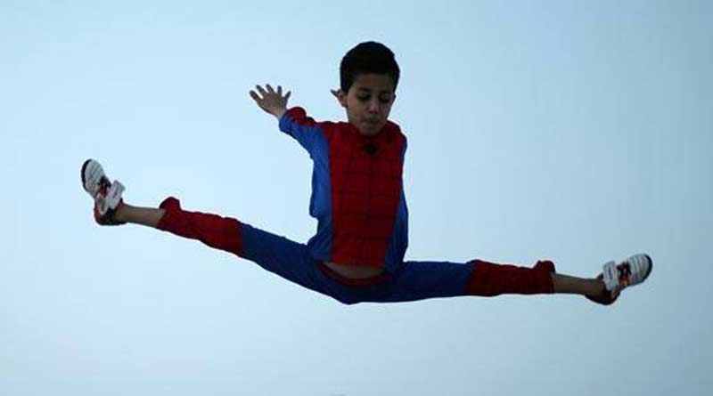 Meet Gaza's 12-year-old 'Spiderman' whose acrobatic skills are too good to be real