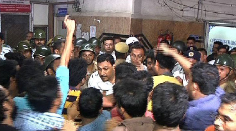 Trouble in child treatment, SSKM doctors are beaten