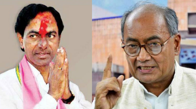 Shame on you KCR: Digvijaya tells Telangana CM on celebrations