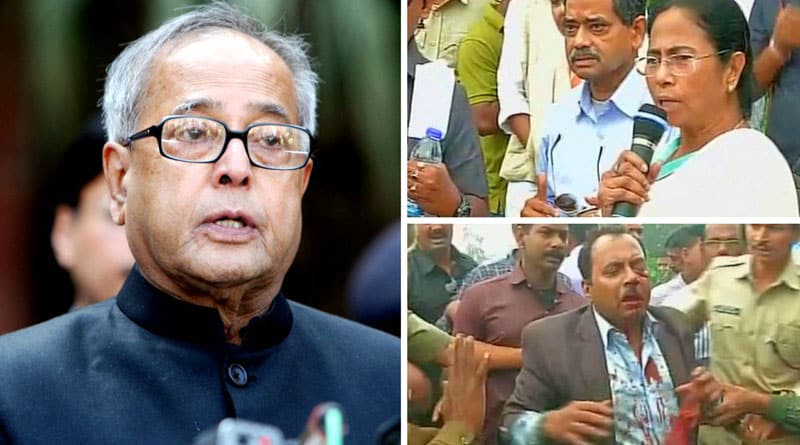 President Pranab Mukherjee's convoy met with an accident