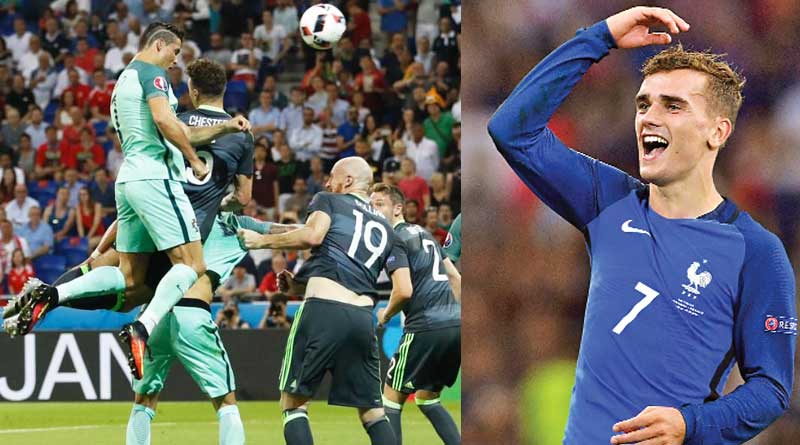 Portugal vs France in Euro 2016 final