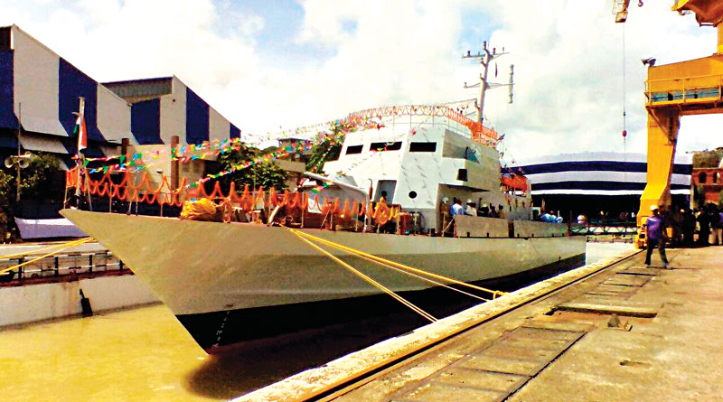 High-speed OPV INS Tarasa launched