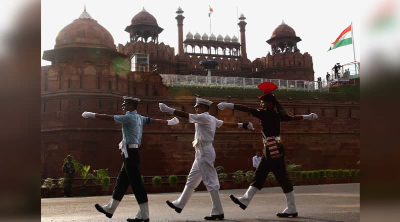 Shielding Red Fort for Independence Day: Multi-tier security ring with drone detectors, paragliders
