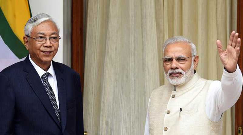 India offers to stand by Myanmar, to counter China’s clout