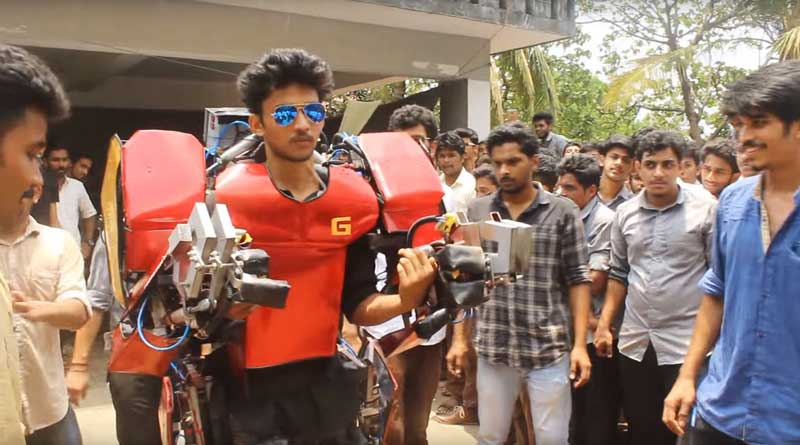 This Indian Engineering Student has made Functional Iron Man Suit.