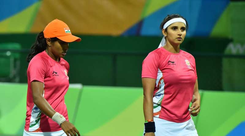 after leander, sania and her partner exit from women's doubles 
