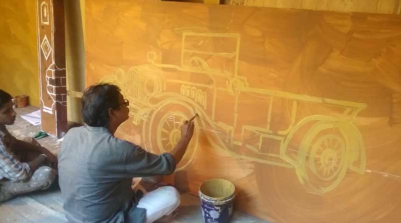 Theme artists take themself away from puja immersions