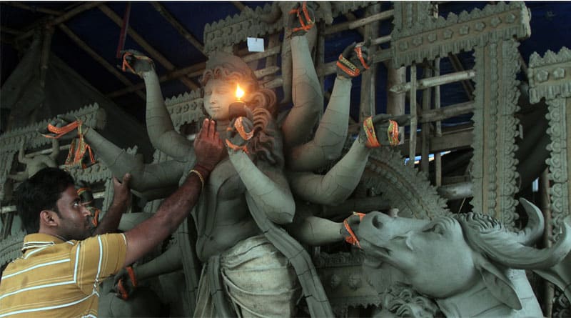 Goddess Durga is returning to Singur.