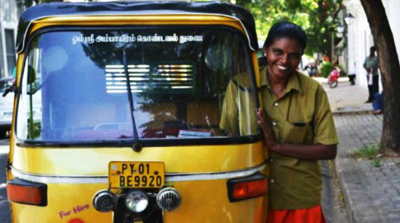 This Lady Auto rickshaw Driver from Pondicherry Is Breaking Stereotypes