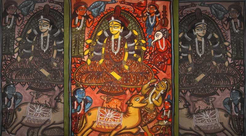 Here Devi Sarbamangala's ashtami puja starts the roar of cannon