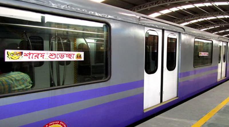 One gate is close in Dum Dum metro station