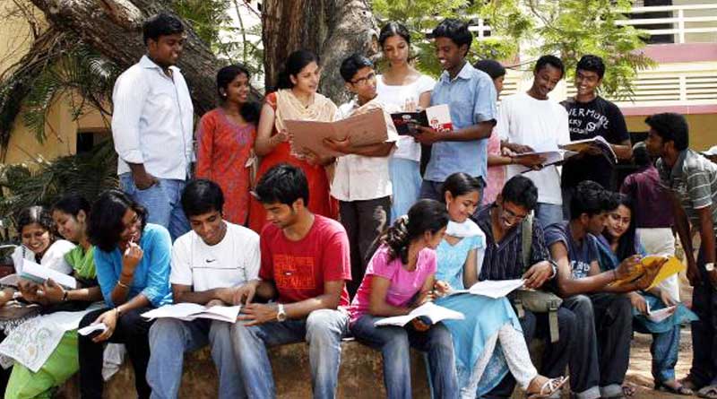 Students of Jadavpur and Presidency University stood by the disabled children