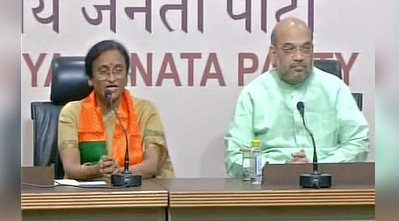 Former Uttar Pradesh Congress president Rita Bahuguna Joshi joined the Bharatiya Janata Party