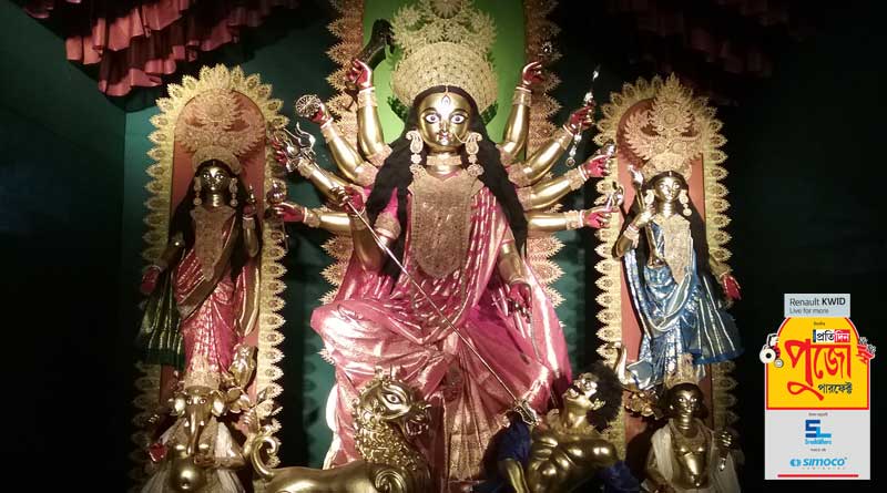 Puja Preparation 2016: Dumdum Park Bharatchakra Club