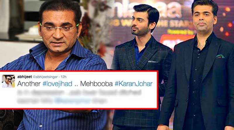 Abhijeet Links Karan Johar To Fawad Khan on a dirty note