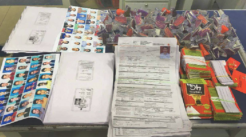 fake sim card gang busted by police
