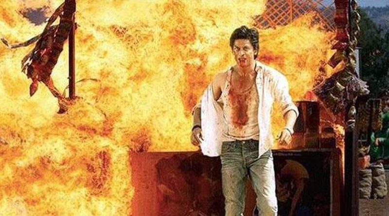 SRK Fans Brust Crackers inside theatre during ADHM Show