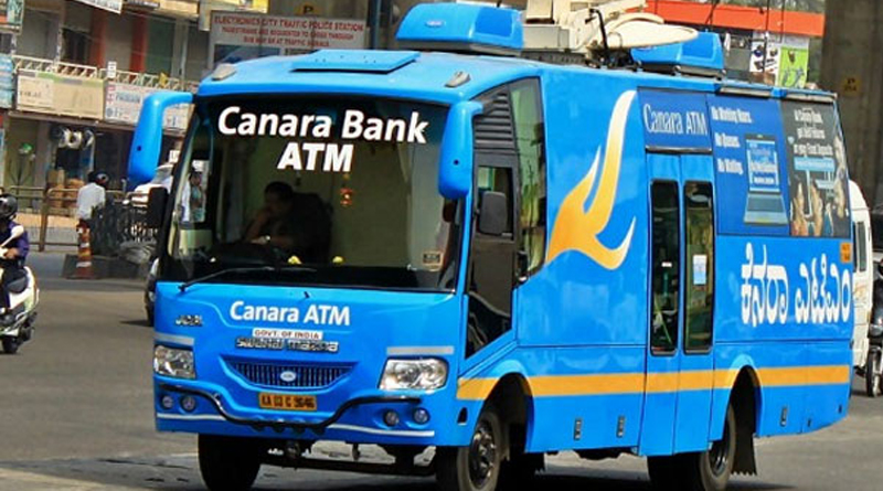 canara bank rolled out the atm on wheel service