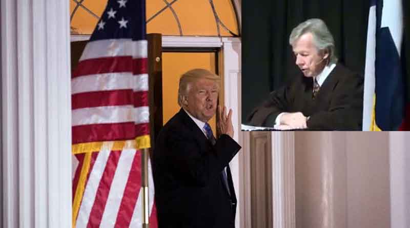 Judge criticized protesters of trump