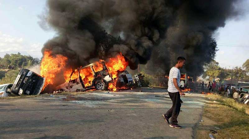 Manipur burns, curfew imposed prevent violence