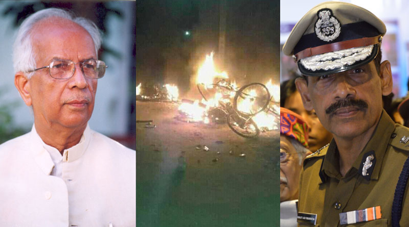 WB Governor Keshari Nath Tripathi called the DGP to inquire about the law and order situation in Howrah.