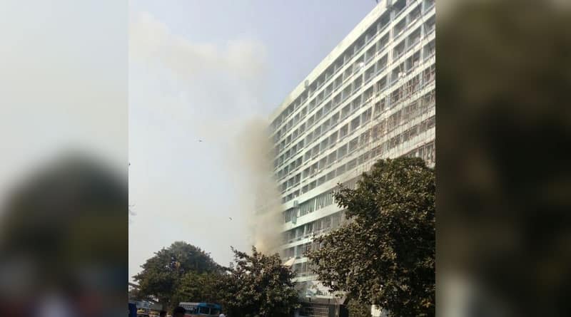 Fire engulfs Indian Ordnance Factory Board Head Office in Kolkata