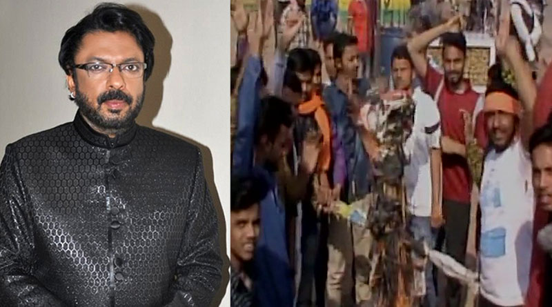  Right Wing fringe groups staging protest against Sanjay Leela Bhansali