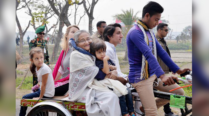 Rickshaw van driver, who carried PM Hasina around, 'getting air force job'