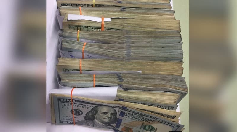 1,20,000 USD (Rs. 80,00,0000 seized from Kolkata international Airport