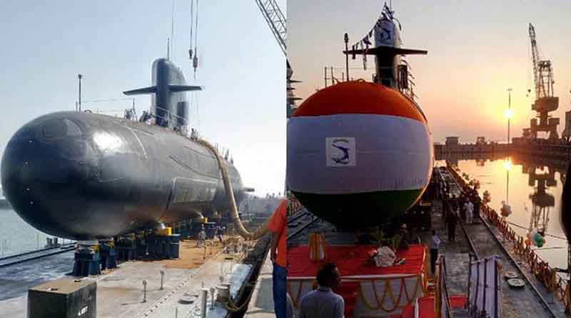 Scorpene class submarine INS Khanderi launched in Mumbai 