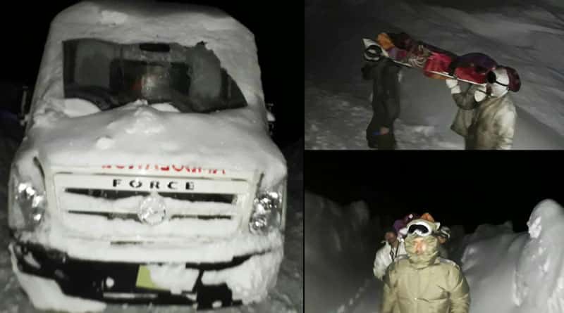 Avalanche victim pregnant woman finds savior in Indian Army
