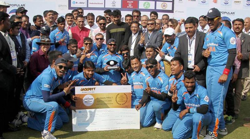 India beats Pakistan in T20 Blind World Cup Final by nine wickets