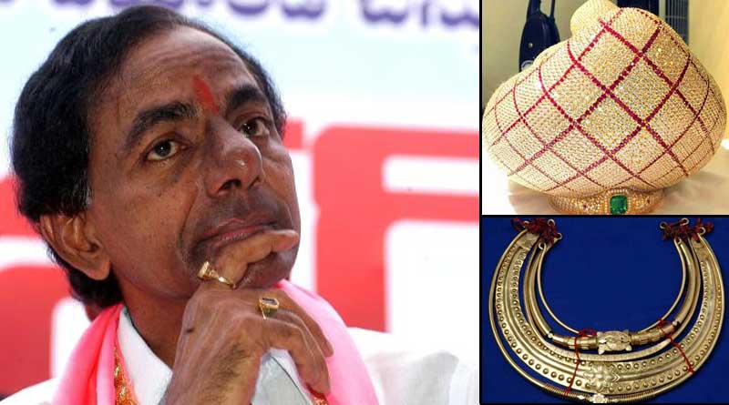 Telengana CM KCR donates whooping 5.6 crore ornaments to Tirumala temple 