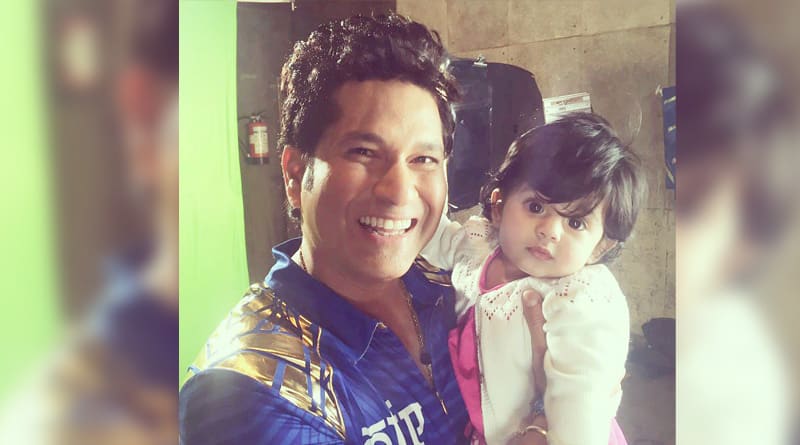 Sachin Tendulkar shares pic with a little angel 