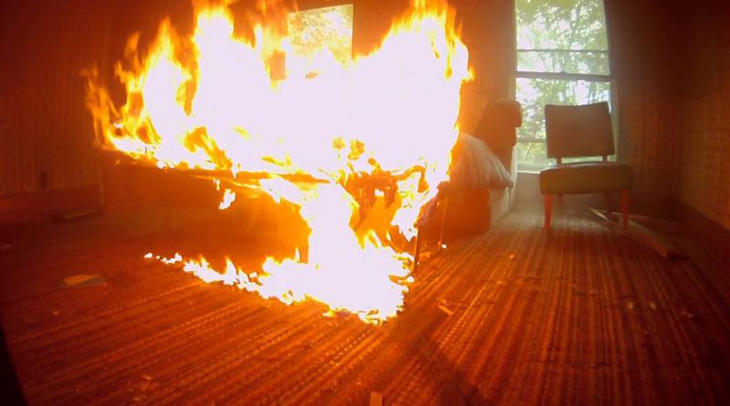 Mystery fire at a home in Barrackpore sparks panic