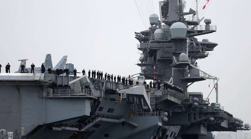 Tensed situation in south China sea as US Carrier Group Patrolling there