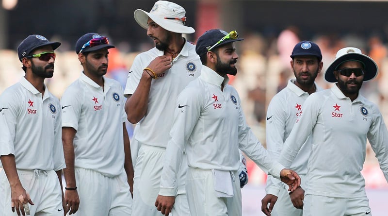 India declare innings at 687 on 2nd day of India vs Bangladesh test