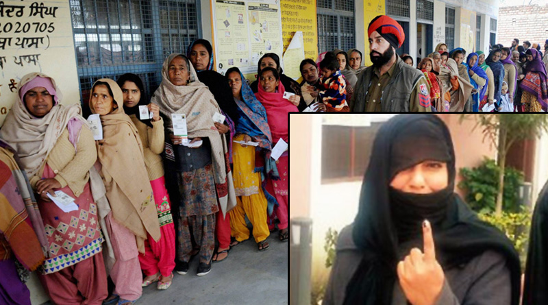 Pakistani bride votes for the first time in Punjab polls