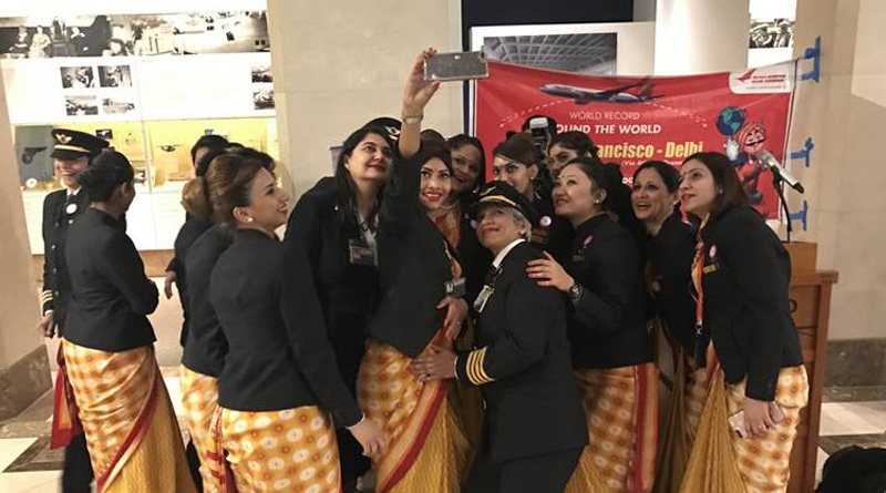 Air India completed first journey with all-women crew