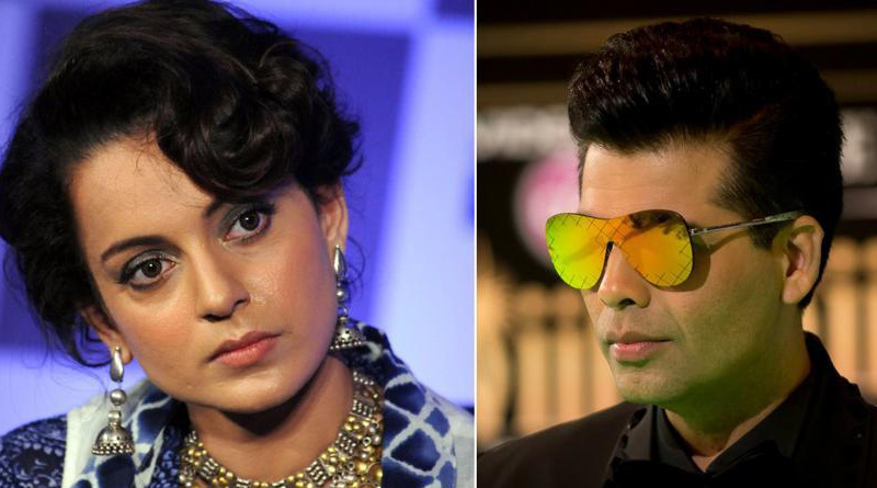  Fade Up with Kangna Ranaut playing victim card, says Karan Johar 