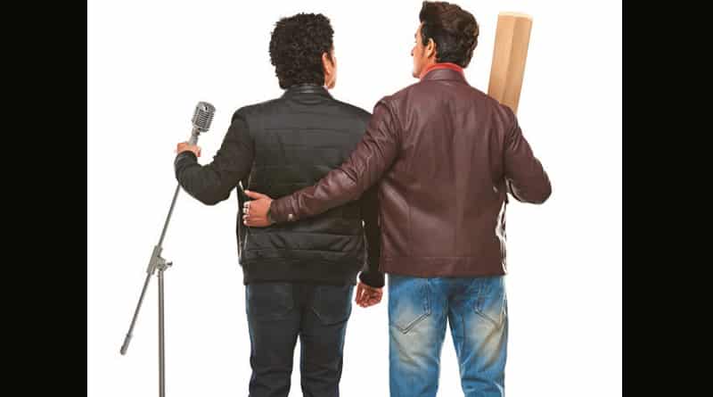 Picture of Sachin Tendulkar holding mike, Sonu Nigam holding bat takes internet by storm