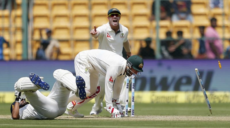 India vs Australia 2nd test day 1 result