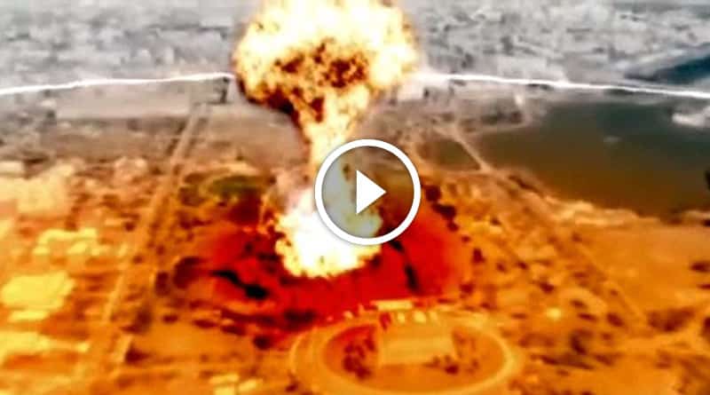 North Korea unveiled fake footage of missile attack on the United States