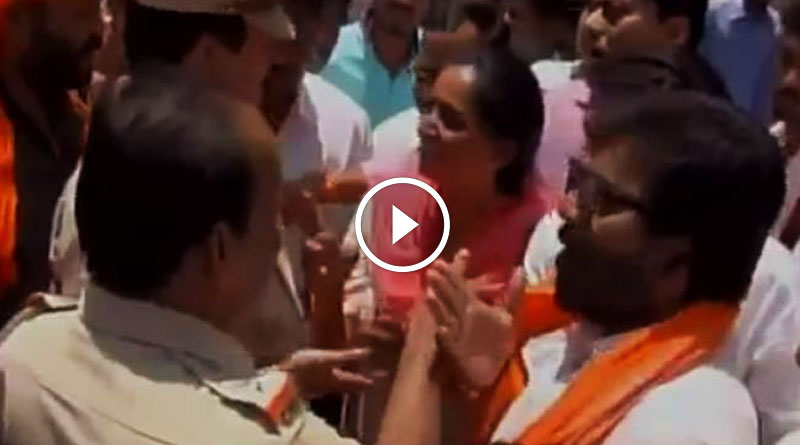 After AI Row, Shiv Sena MP Ravindra Gaikwad in verbal spat with cop