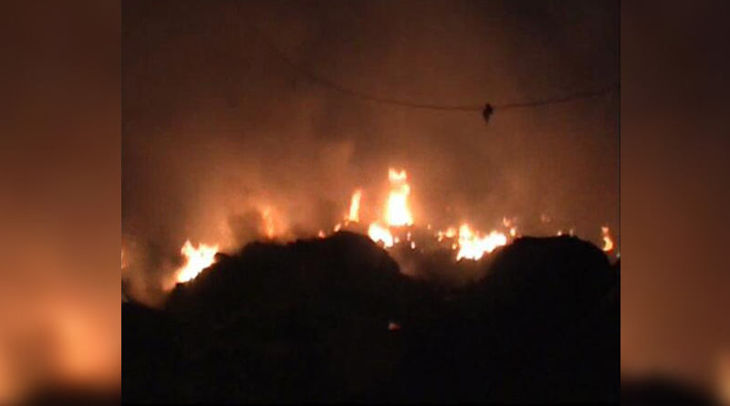 Massive fire in Rajarhat, over 100 shanties gutted