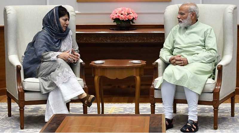 Talks not possible amid Stone pelting, Gunfire: Mehbooba Mufti